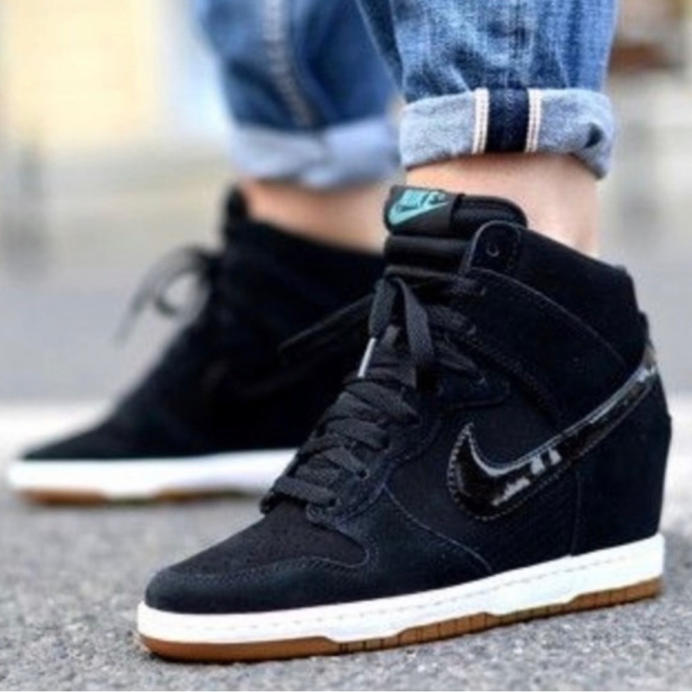 Nike Dunk Sky Hi Hidden Wedge Sneakers Size 6
